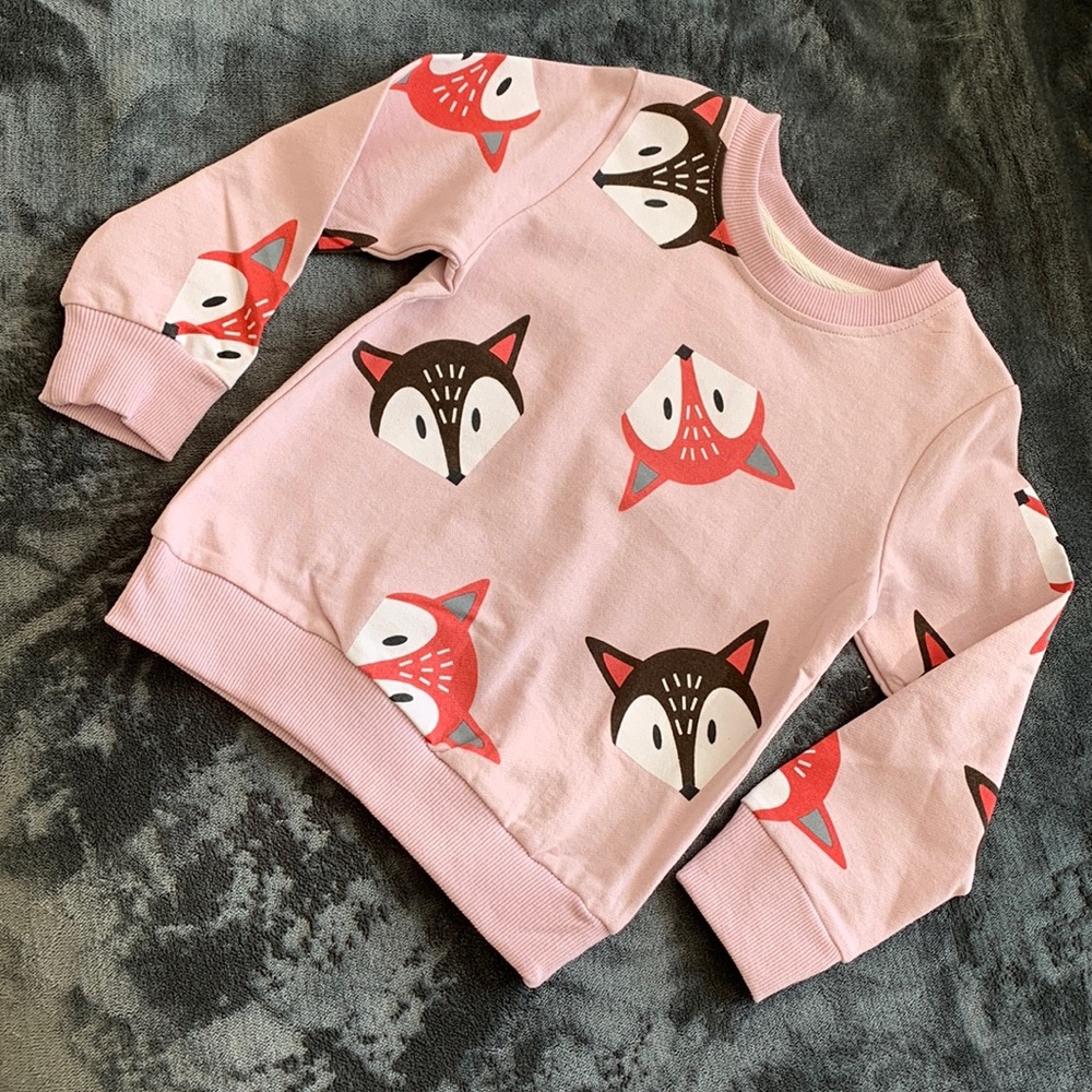 Fox pink sweater